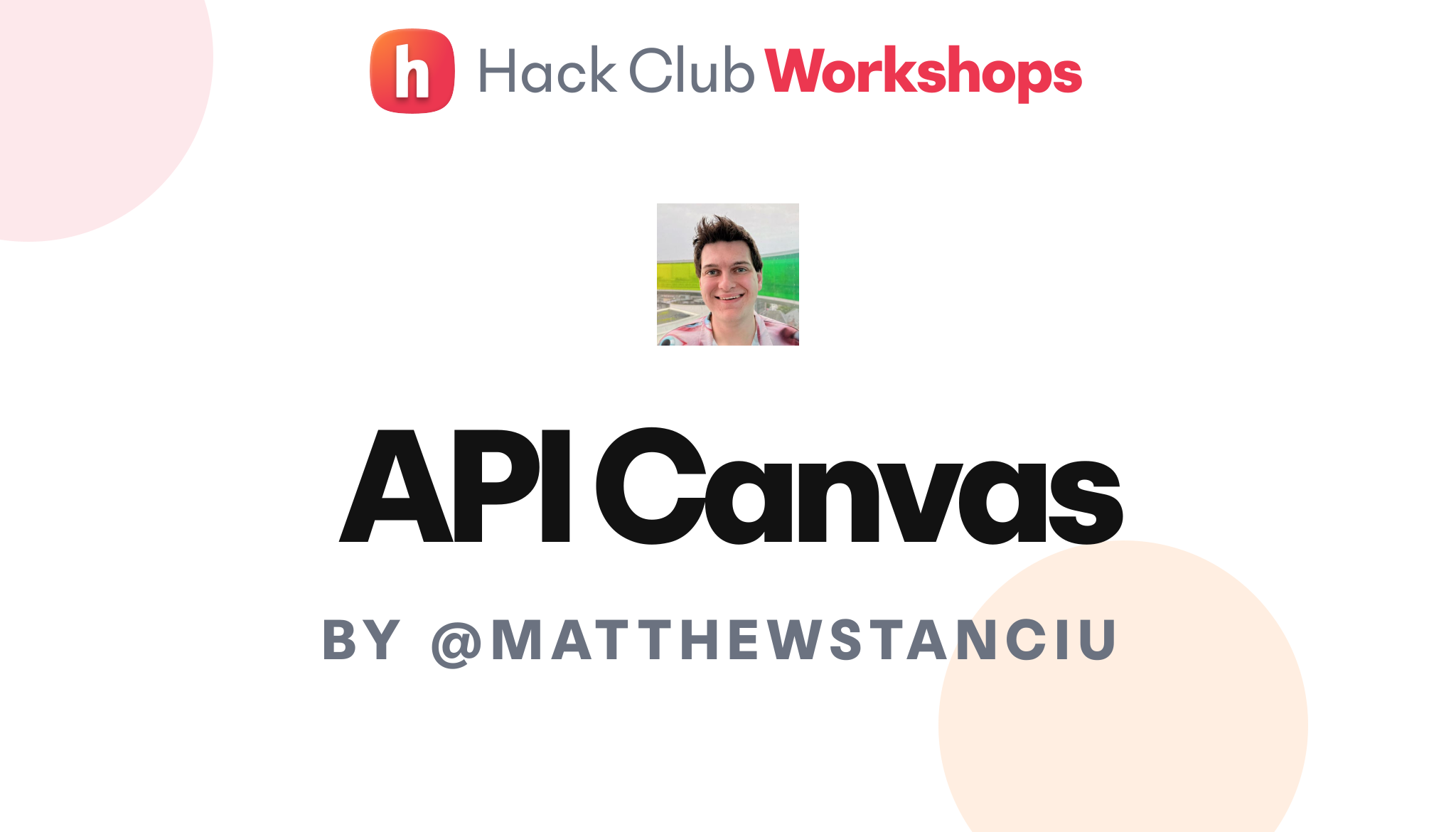 API Canvas – Hack Club