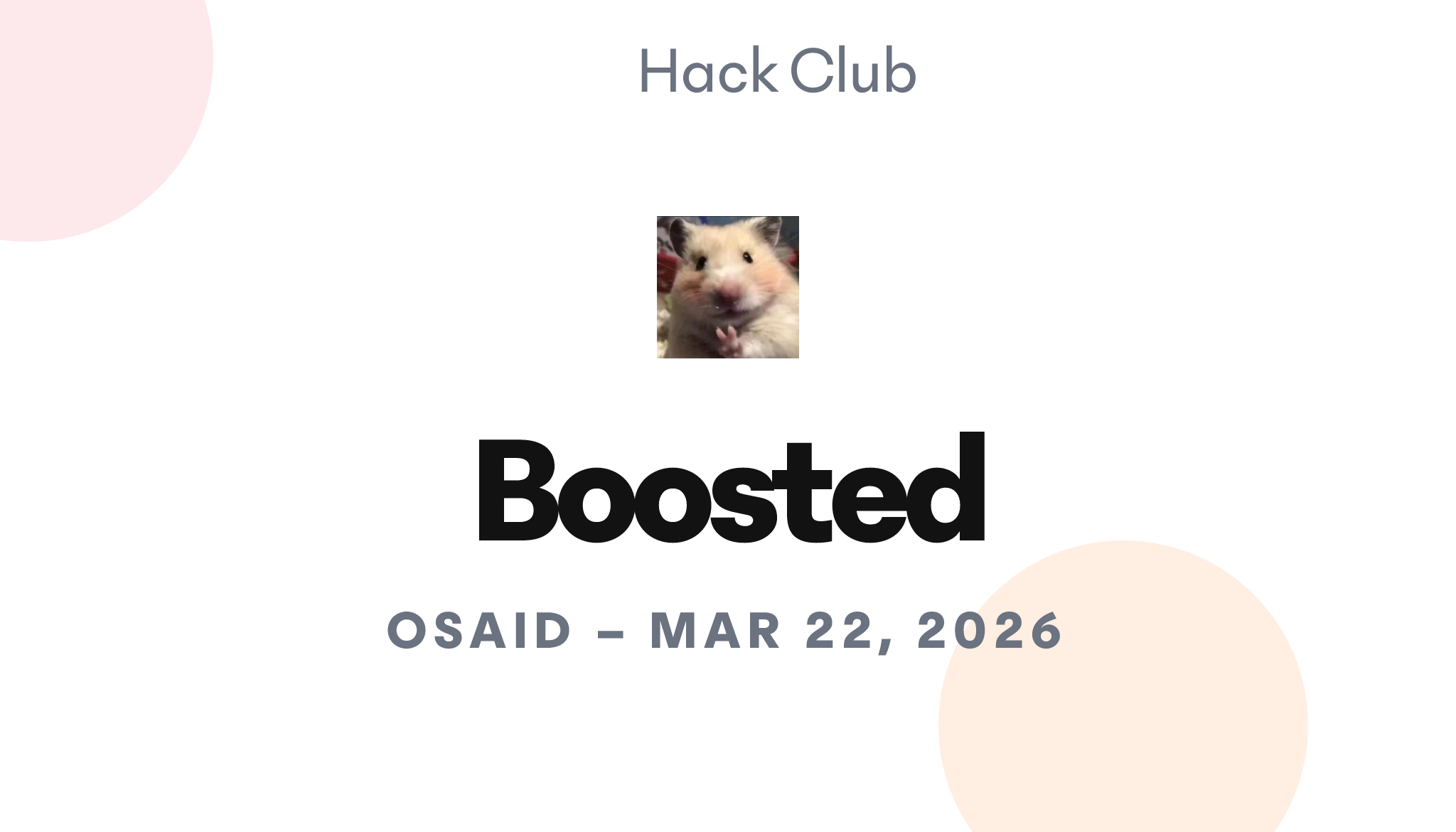 Boosted – Hack Club Events