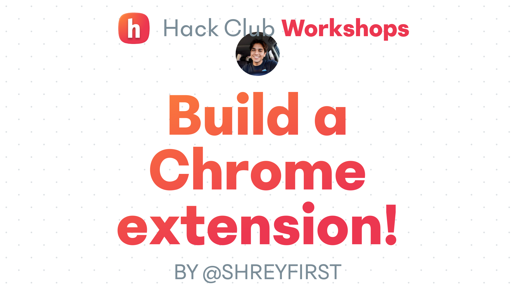 Build a Chrome extension! – Hack Club