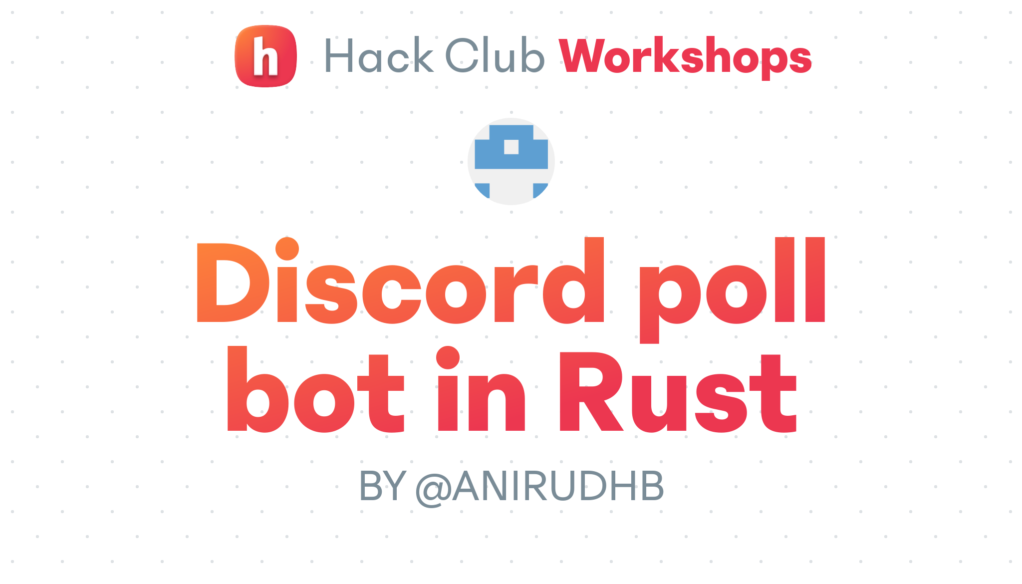Discord poll bot in Rust – Hack Club
