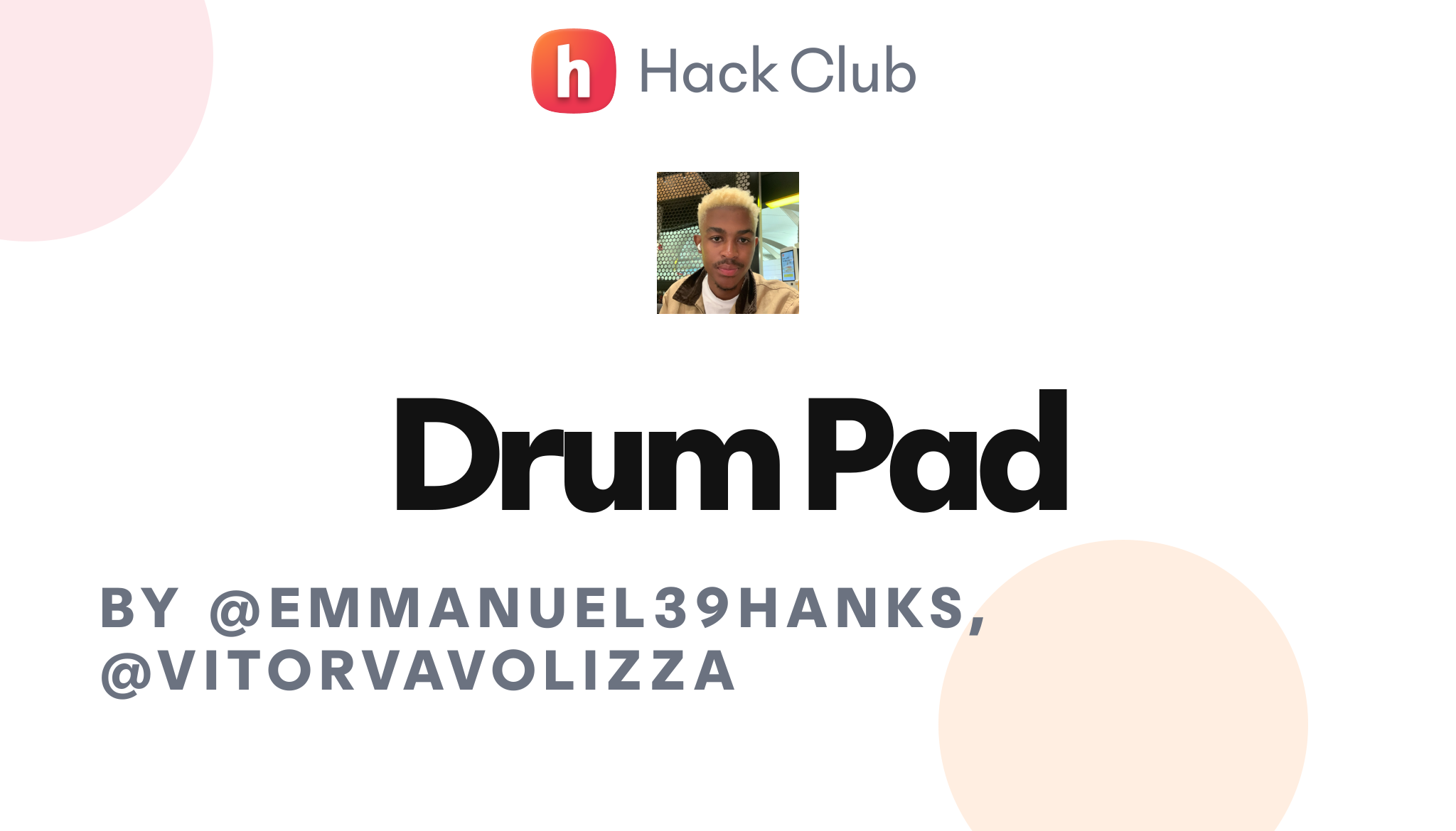 Drum Pad – Hack Club