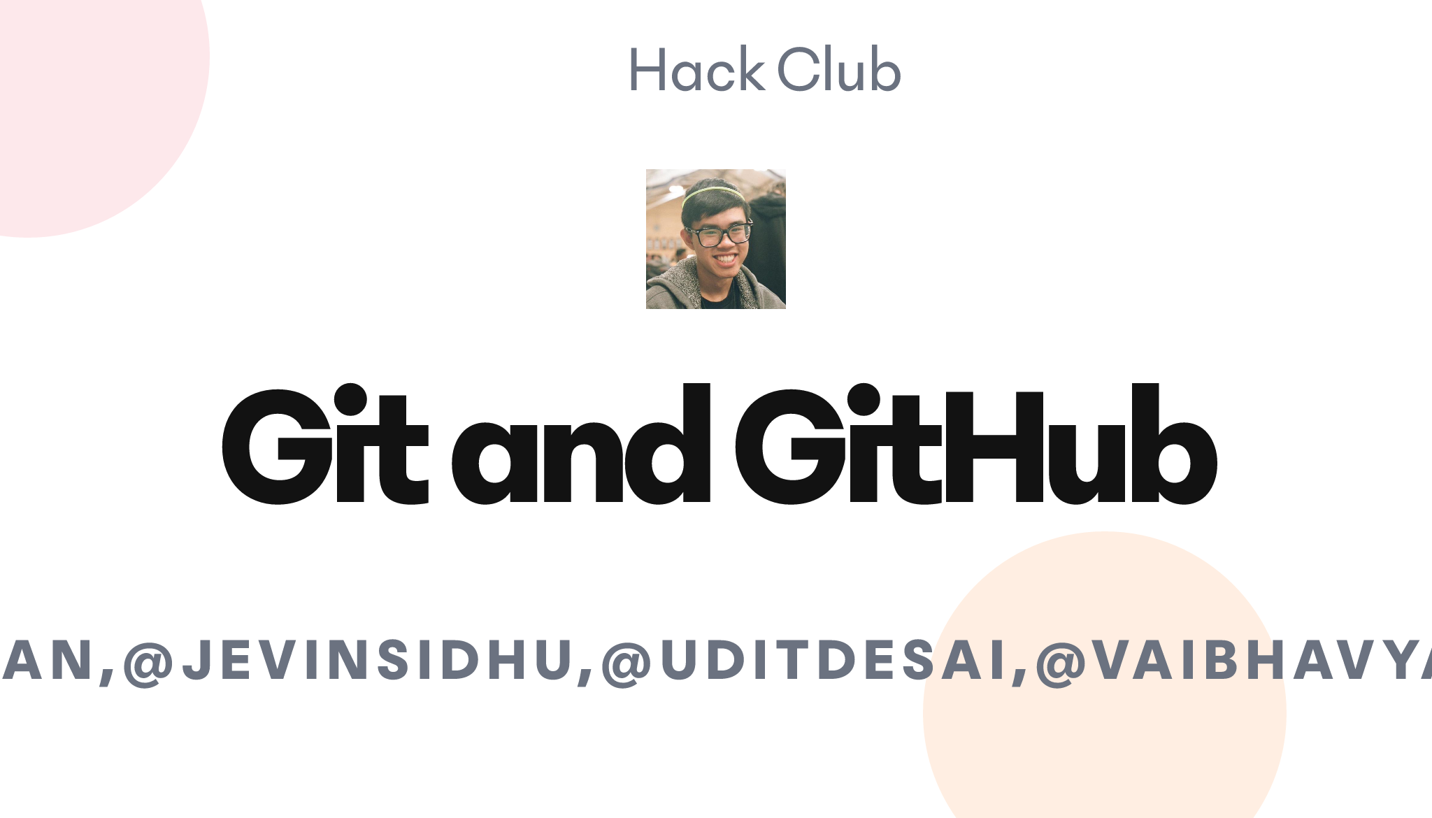 Git and GitHub – Hack Club