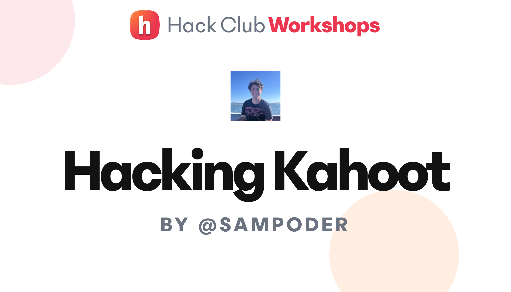 Hacking Kahoot Hack Club