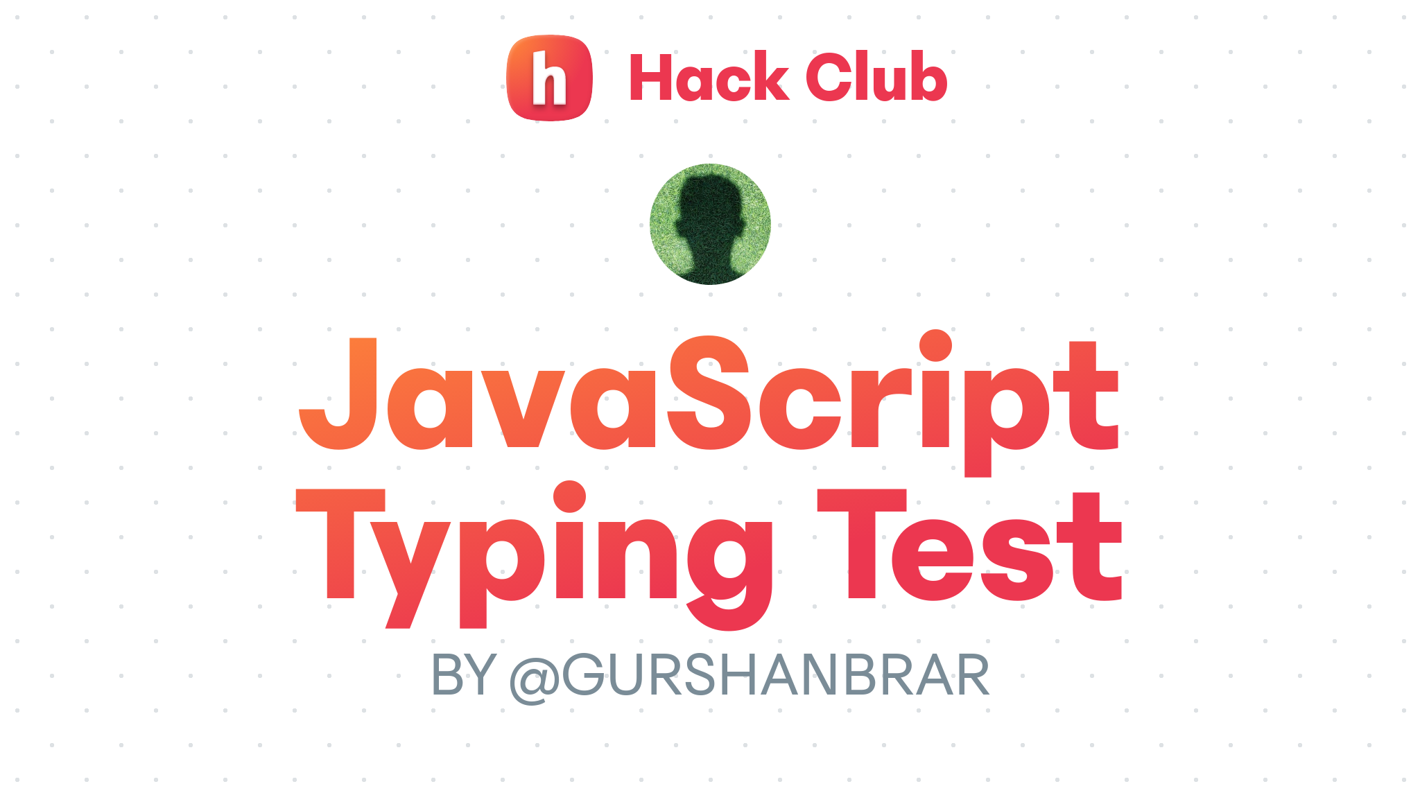 JavaScript Typing Test – Hack Club