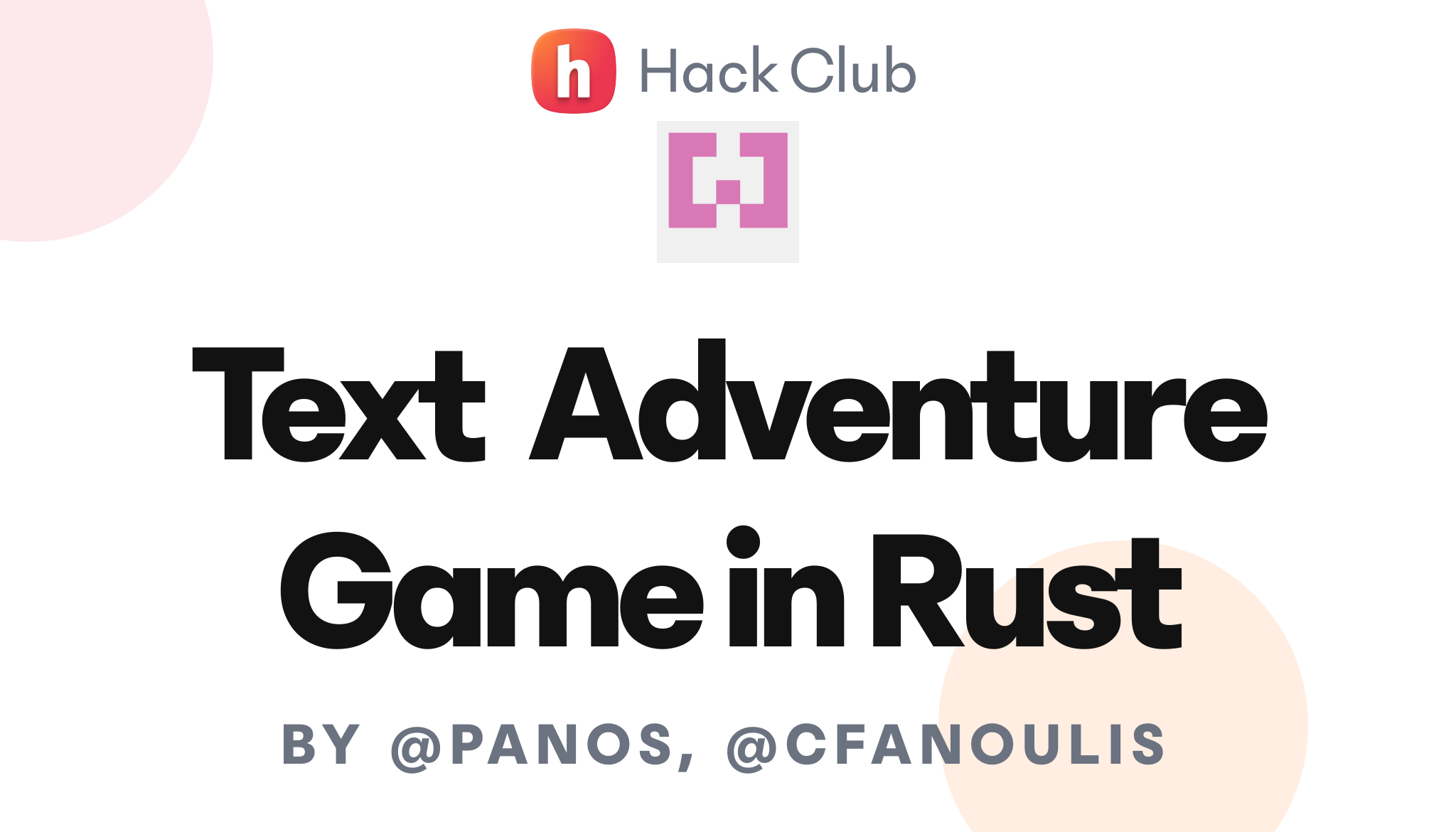 Text Adventure Game in Rust – Hack Club
